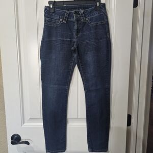 Maurices Dark Blue Skinny Jeans